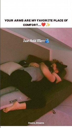 Your Arms Are My Favorite Place Of Comfort..❤️🫂|True Love 😘|#love#couplegoal Day(228/365)#shorts