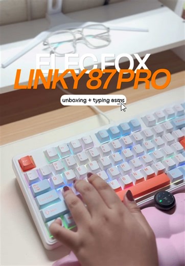 ELECFOX LINKY 87 PRO: Compact Mechanical Keyboard Unboxed