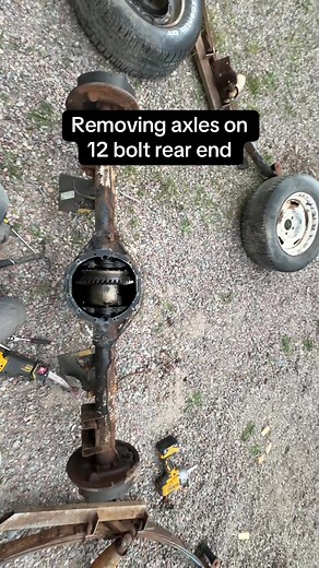 Removing Rear Axle from GM 12 Bolt Rear End