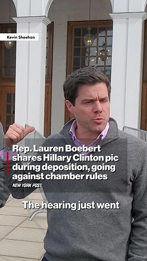 Boebert Leaks Photo During Clinton Testimony