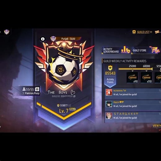 Finally select level 7 Guild