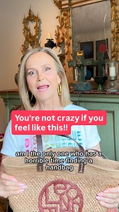 3.1K views · 411 reactions | After searching 20 stores and still no ‘perfect bag’ in sight!  Tell me—what kind of bag do you swear by, and any tips for finding ‘the one’? Drop your handbag wisdom below! #realjane #realtalk #womeninspiringwomen #ageless #handbags | Jane McGarry | Facebook