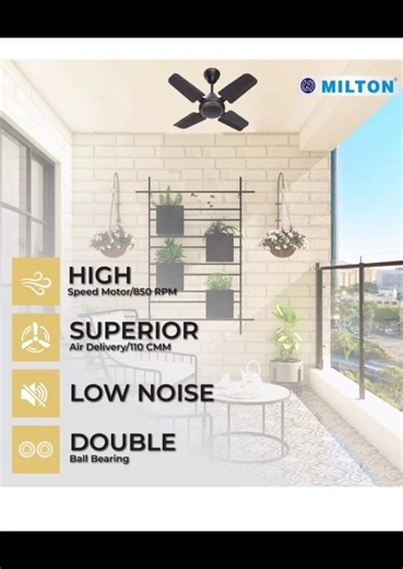 Milton high speed ceiling fan -55%off by now. https://amzn.to/4mOhUV