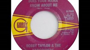 Does Your Mama Know About Me Chords by Bobby Taylor & The Vancouvers - ChordU