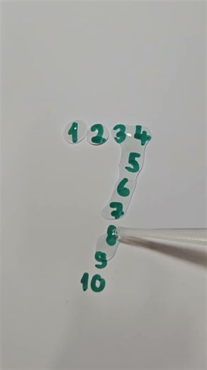 Number 7 with Numbers 😍