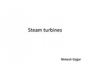 Steam turbines - SlideServe