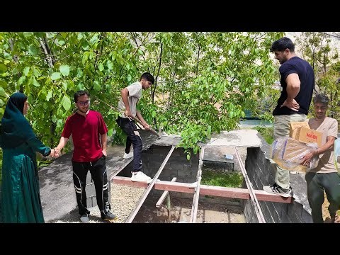 🧰🏩Milad Dismantles the Barn Roof to Build a New One While Hasan Takes His Students on a Nature Trip
