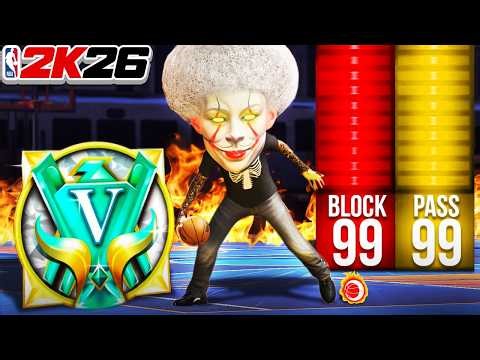 THIS 7'0 LEGEND POINT GOD BUILD WITH 99 PASS + 99 BLOCK IS INSANE! DESTROYING TOP REPS!