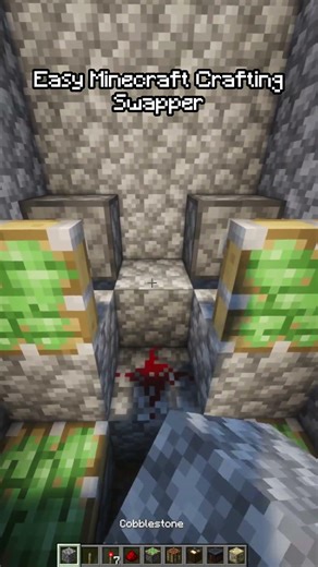 Minecraft Crafting Redstone Swapper #minecraft