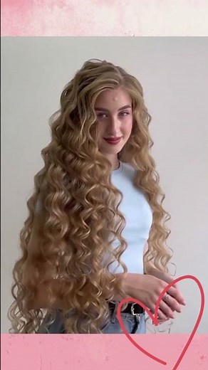 How to do curls for long natural hair. Very long hair curls tutorial