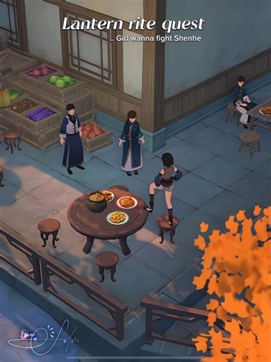 Really girl? You wanna fight shenhe? 😭