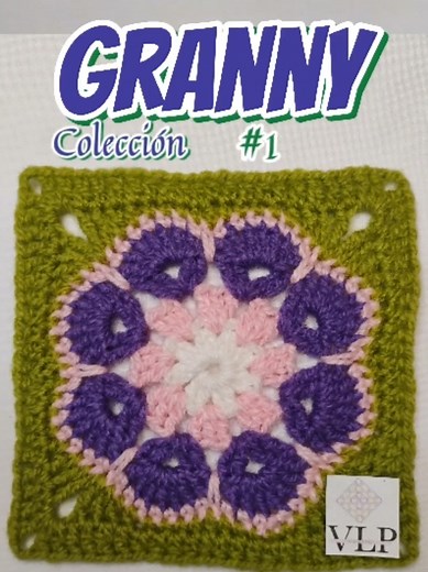 Colección de Granny Square a Crochet con Vilupau
