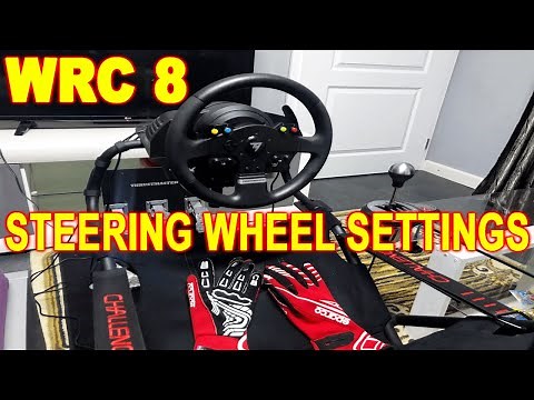 WRC 8 - Steering Wheel Settings (Thrustmaster TMX)