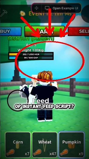 ⚡ Instant Feeding OP in Raise Animals! 🐾 | Raise Animals Script #Shorts #roblox #raiseanimals