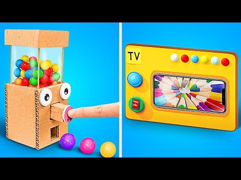 Manualidades fáciles y rápidas con cartón. Ideas de decoración casera DIY a partir de residuos