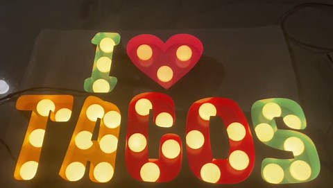 Industrial Metal Alphabet Marquee Letter Sign with LED Bulbs – Vintage Light Up Wall Decor for Bar, Pub, Restaurant, Home, Shop, Garden or Event Display (YELLOW, 48 INCHES)