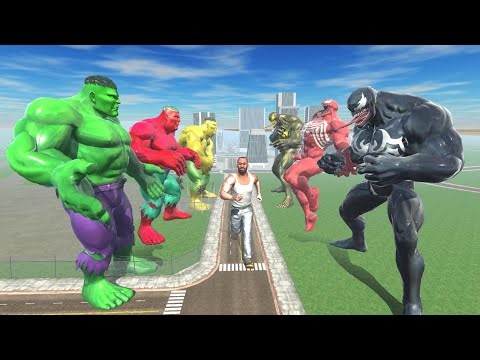 Team Hulk vs Team Venom - INDIAN BIKES DRIVING 3D