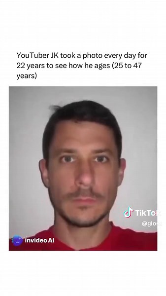 Daily Photo Journey: JK's 22-Year Aging Experiment