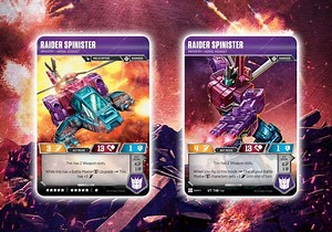 Transformers Trading Card Game Introduces War for Cybertron: Siege II Raider Spinister