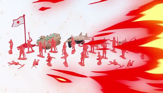 Liberty Imports Army Men Toy Soldiers Playset Bucket – WWII Action Figures with Military Vehicles, Accessories & Flags – Kids Imaginative Battle Toy Set (124 PCS - Soldiers + Mini Vehicles)