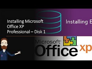Office XP - Part 1 - Installing Office XP Professional Disk 1