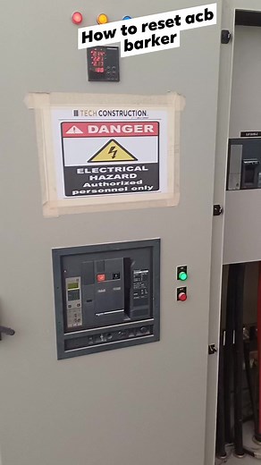 6.7K views · 23 reactions | #How to reset #acb #barker #circuit #380v | Electrical Engineer | Facebook