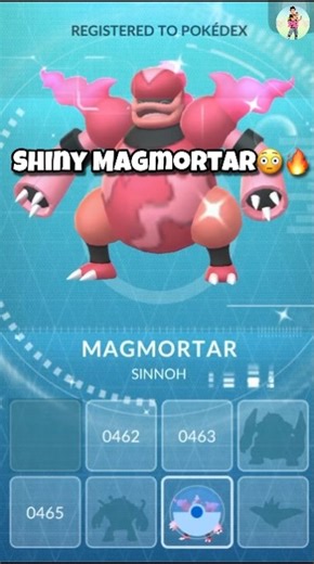 Was This Shiny Magmar Worth Evolving? 👀✨#shinypokemon #pokemon #pokemongo #shorts #trending #gaming