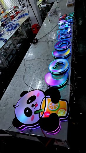 Large-Format LED Storefront Signs: Bold Brand Statement for US & UK Commercial Districts #design