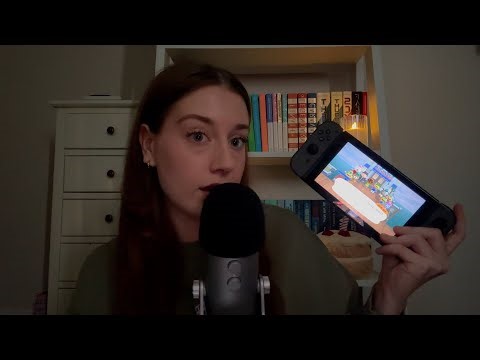 asmr | animal crossing: update reaction & island tour (close up whispers)