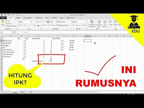 Cara Menghitung INDEKS PRESTASI SEMESTER / KUMULATIF (IPS-IPK)