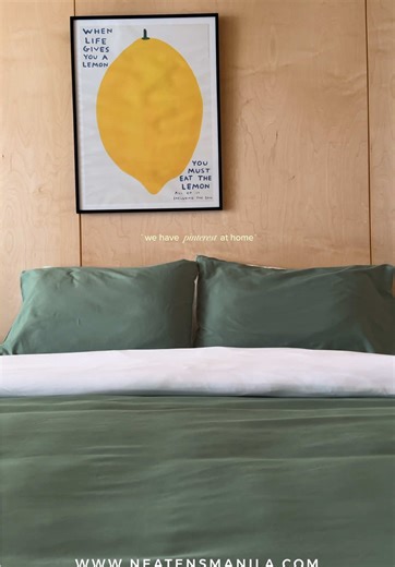 When your bed starts looking like a Pinterest board, you did it right 🧘🍃 #neatens #neatensmanila #bedroom #fyp #fypppppppppppppppp