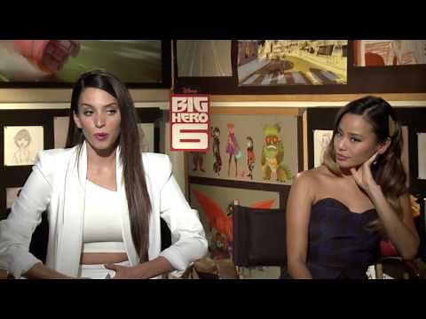 Big Hero 6: Genesis Rodriguez "Honey Lemon" & Jamie Chung "GoGo Tomago" Official Interview