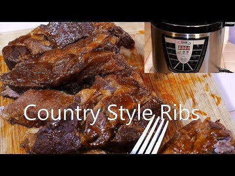Country Style Pork Ribs in Pressure Cooker XL