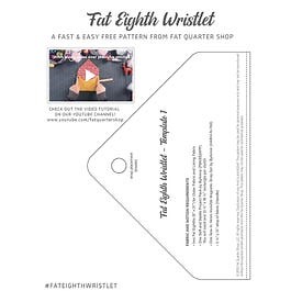 Fat Eighth Wristlet Pattern | Free PDF Fat Quarter Shop Exclusive