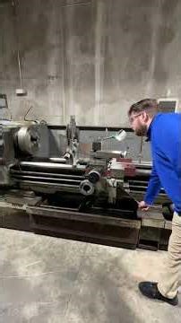 Used Clausing lathe test run for a customer. Call 614-255-9000 #machining #manufacturing #lathe