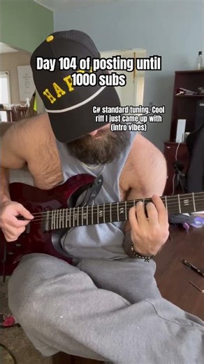 C# standard tuning. Cool intro riff