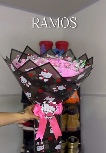 Ramo de Hello Kitty fácil: cómo hacerlo paso a paso