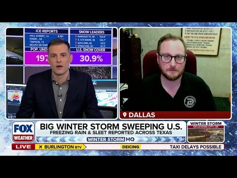 Major Winter Storm Sweeping The U.S., Unleashing Dangerous Snow And Ice