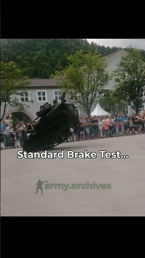 Military Tank Brake Test