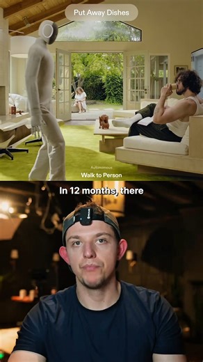 Autonomous AI Robots are 4 years out. Remotely Controlled Robots are about 1 year out. Will be weird. | Riley Brown