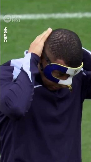 Mbappé's New Mask For Euros Broken Nose | 10 News First