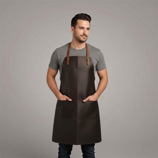 Brown Leather Apron, Blacksmith Leather-apron, Bartender-apron, Florist-apron, Barista-apron, Workshop-apron,wood Working-apron,gift-for-him - Etsy