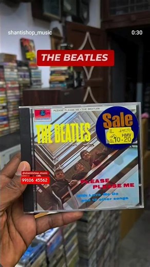 The beatles please please me audio cd 💿 #shantishop #audiocd #ytshorts #90smusic