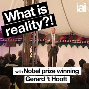 The discovery of quantum mechanics didn't coincide with any explanation of what sub-atomic particles or photons are, or what reality is. We must ask these questions, says nobel prize-winning physicist Gerard 't Hooft. Watch more: bit.ly/2WPCwQm. | The Institute of Art and Ideas | Facebook