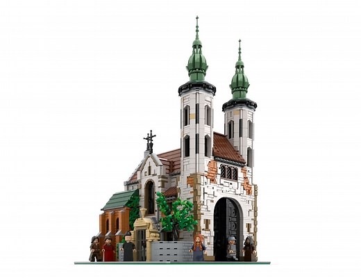 LEGO MOC-124447 Andrew's Church (Modular Buildings 2022)