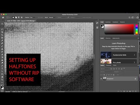 HOW TO SETUP HALFTONES WITHOUT RIP SOFTWARE