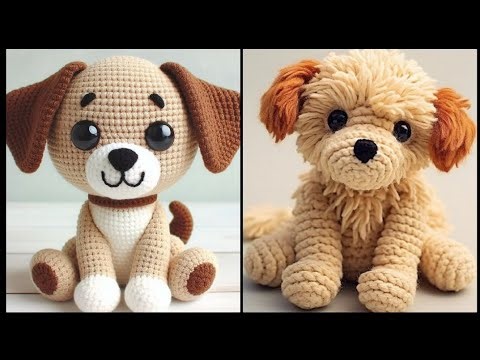 Adorable Fantastic Trendy Ideas Of Crochet Dogs Animals Patterns Free Diy Colourfull Crochet Dog's