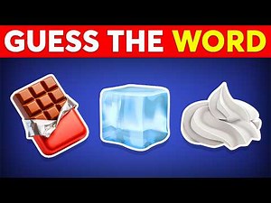 Guess The WORD By Emojis? 🤔❓ Emoji Quiz Challenge 2026