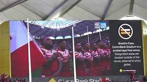 🇹🇴 Kingdom of Tonga National Anthem ❤️ 🔥 Pacific Championship Final 🇦🇺 Kangaroos V Tonga XIII 🇹🇴 Mate Ma'a Tonga Sydney, Australia. 10.11.2024 | Tonga Vision