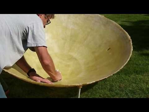 How to build a solar cooker with parabolic reflector part 2